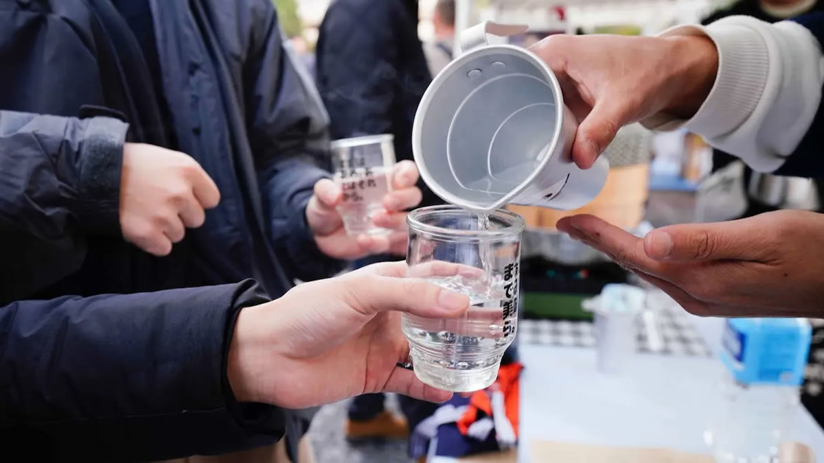 冬に焼酎お湯割りを飲むイベント