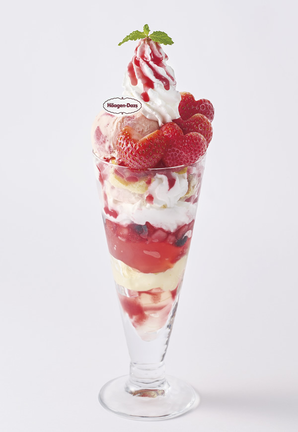 ハーゲンダッツといちごのジョナパフェ