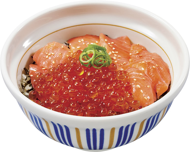 なか卯「サーモンいくら丼」