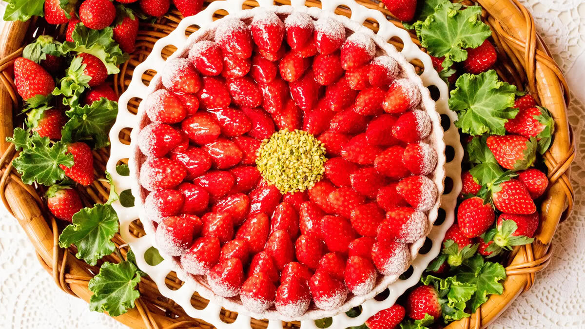 イチゴのタルト