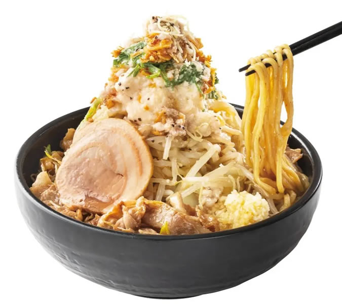 伝説のすた丼屋「クリスマスモンスター油そば」