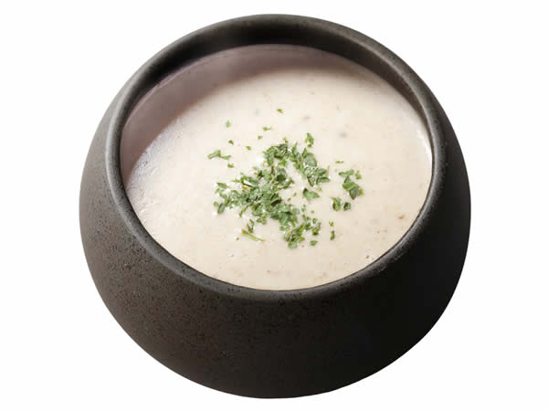 あさりとエリンギのきのこクリーム茶碗蒸し