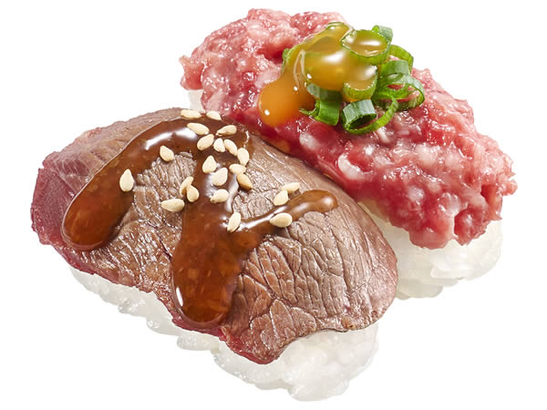 馬刺し食べ比べ