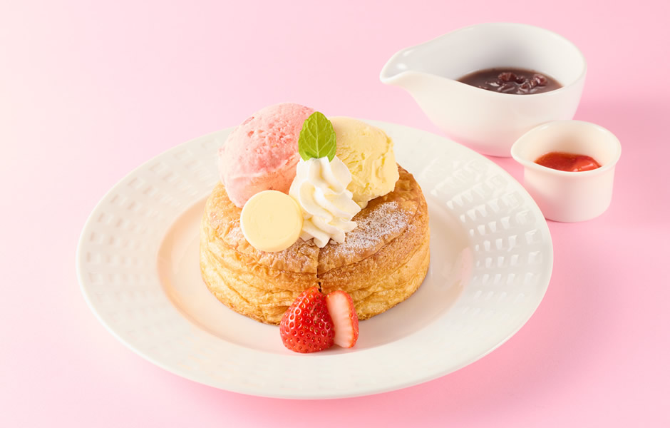 いちごのあんバターココッシュ