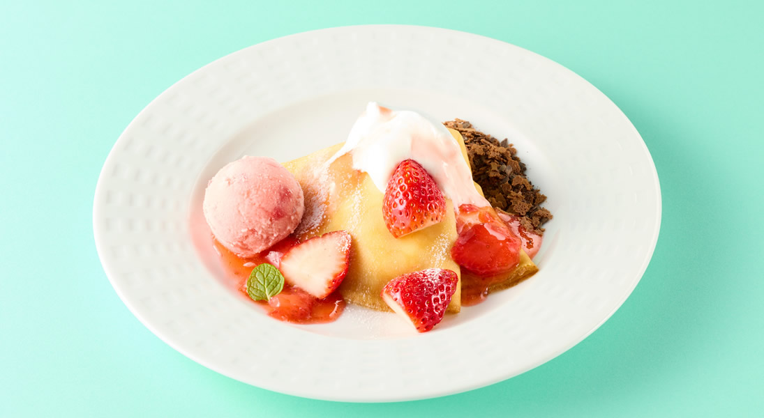 いちごのクレープ～ホイップ＆カスタード～ 