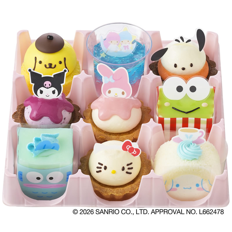 銀座コージーコーナー「サンリオキャラクターズ スイーツコレクション」
