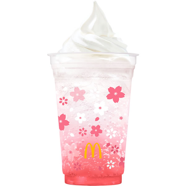 マックフロート とちおとめ白桃