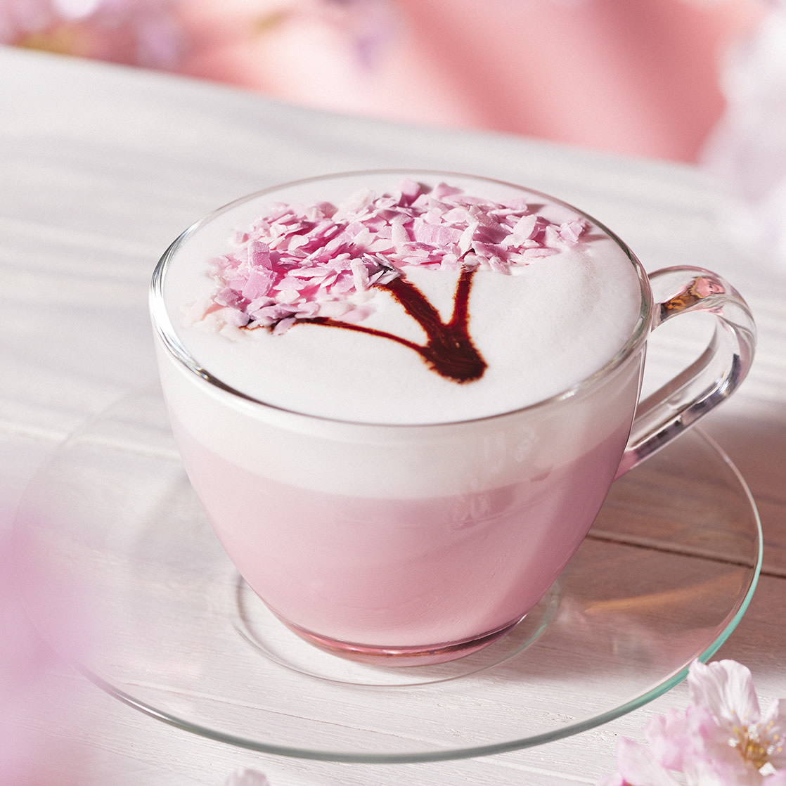 桜 咲くよ ラテ 