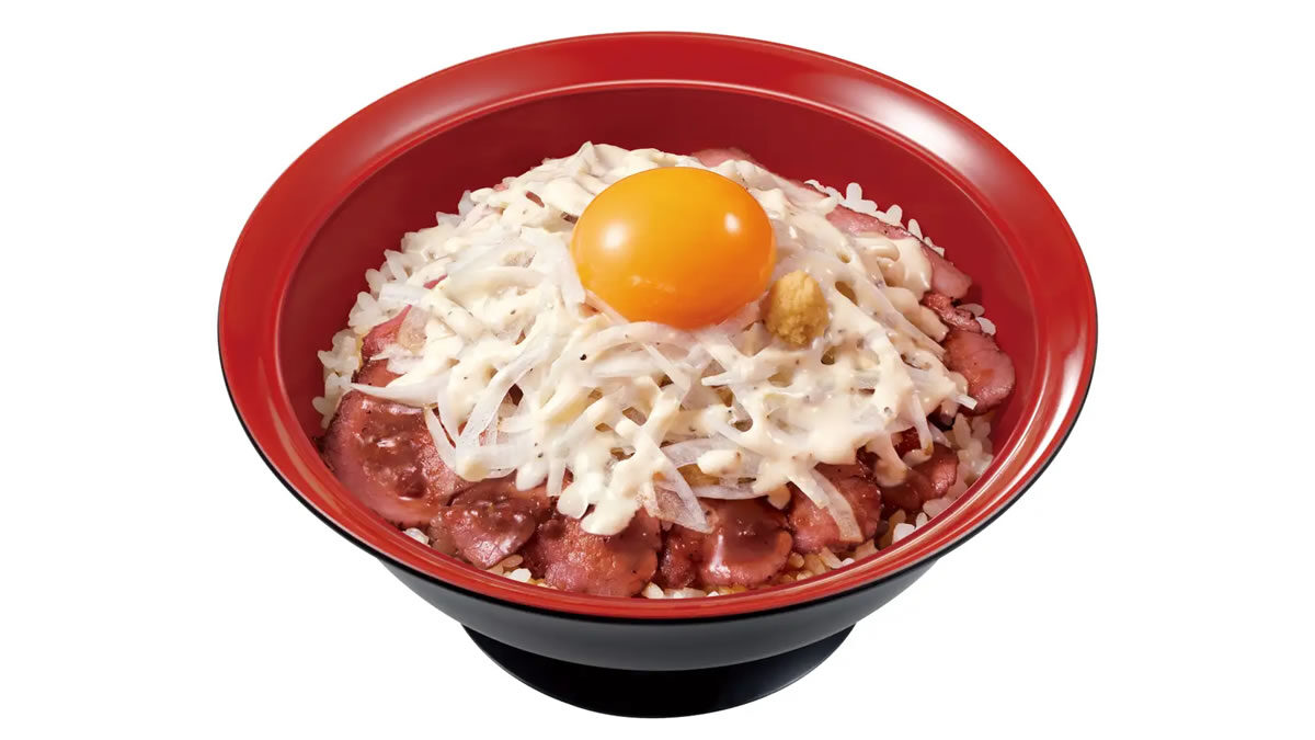 サワークリームオニオン・ローストビーフ丼