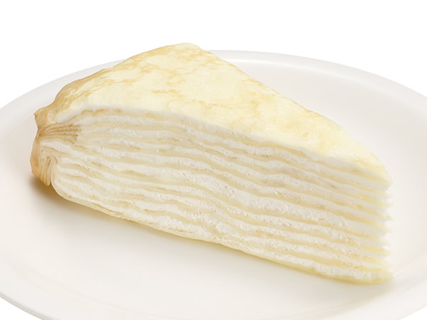 白いミルクレープ