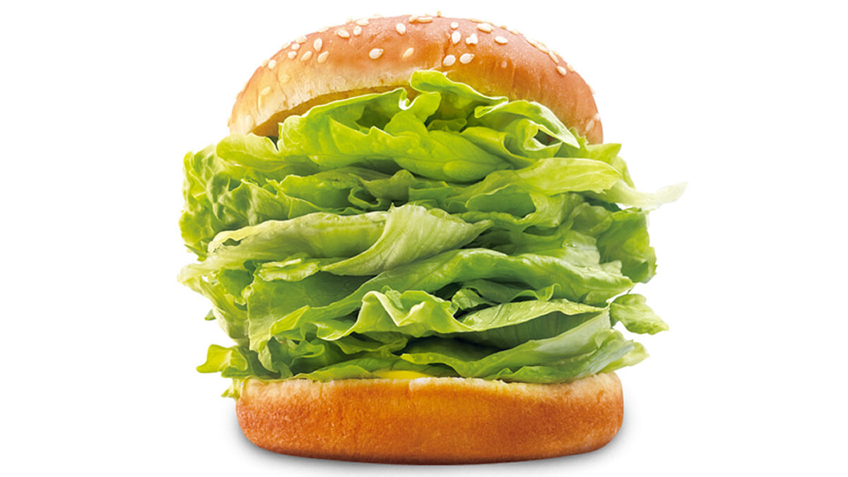 ドムドムハンバーガー「ぼぼ レタスバーガー」