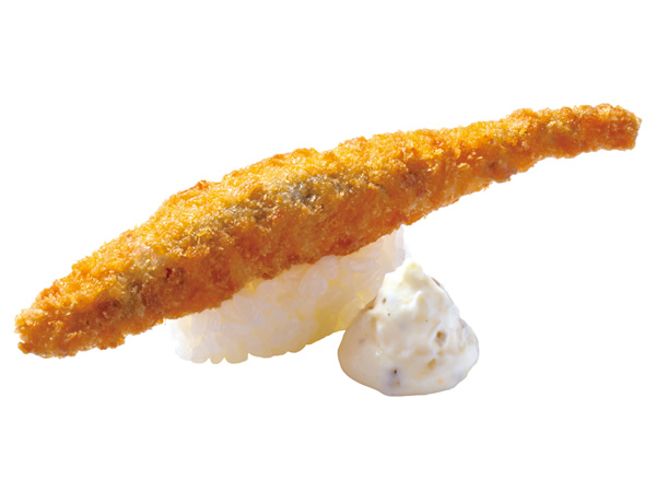 カラフトししゃもフライ握り(タルタルソース)