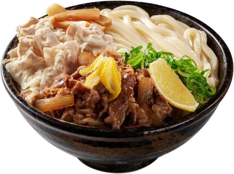 はなまるうどん「メガつけ麺」