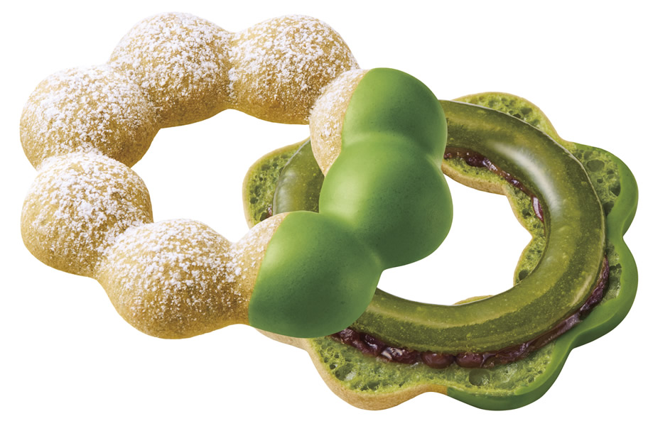 ポン・デ・宇治抹茶 あずき抹茶わらびもち