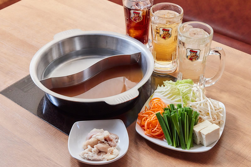 しゃぶしゃぶ温野菜「鍋飲みセット」