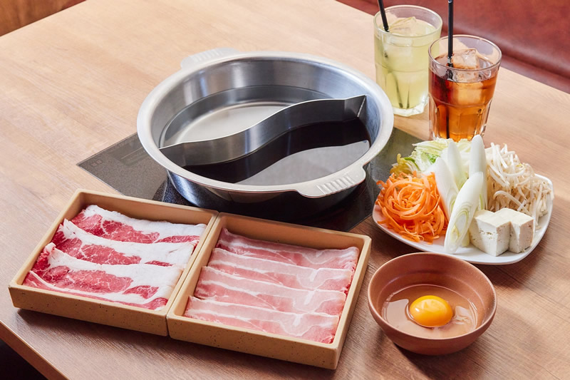 しゃぶしゃぶ温野菜「鍋飲みセット」