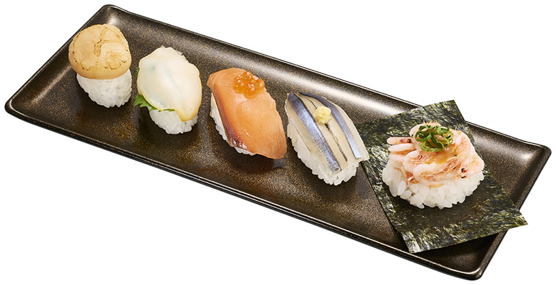 春のおすすめ彩り5種盛り