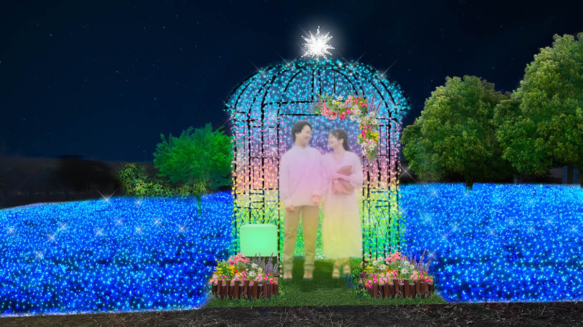 タッチで変わるフォトスポット