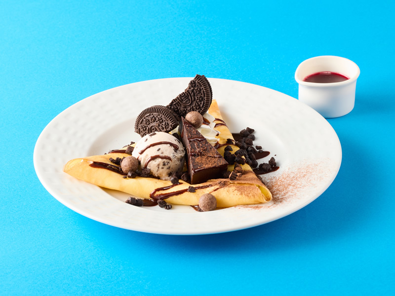 クッキー＆クリームクレープ