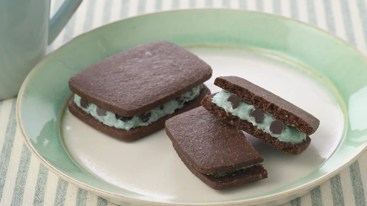 チョコミントサブレ