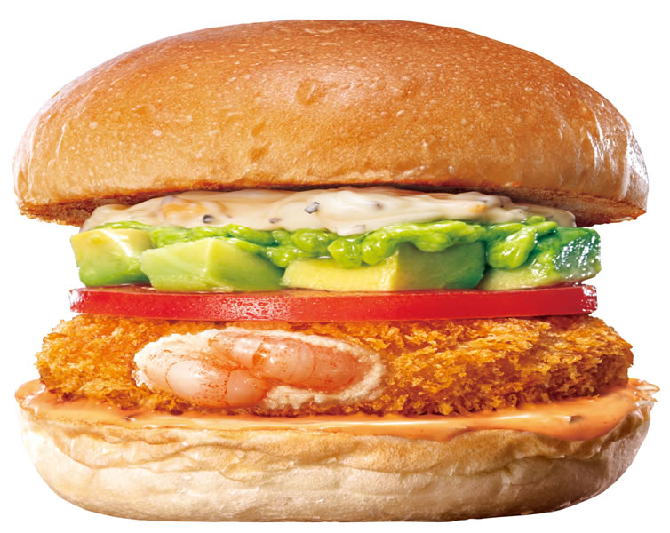 アボカドえびバーガー