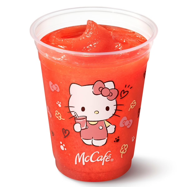ハローキティのジューシーいちごスムージー