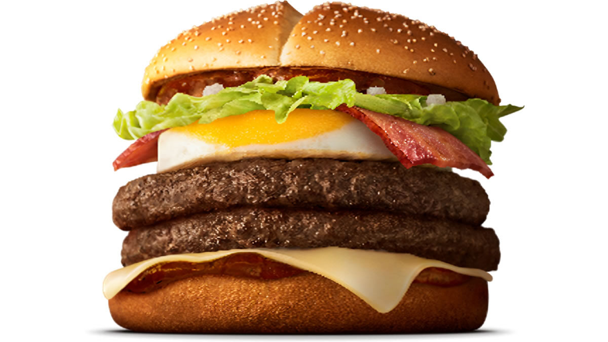 マクドナルド「サムライマック」炙り醤油風 たまごベーコンダブル肉厚ビーフ