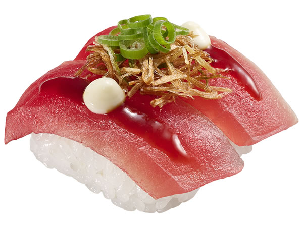 マーラー風まぐろ揚げネギ添え