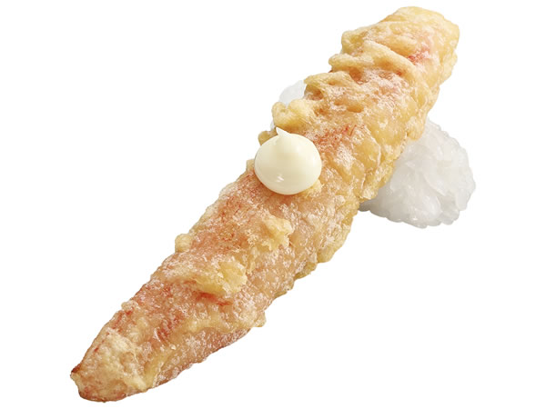 ジャンボかにカマ天にぎり