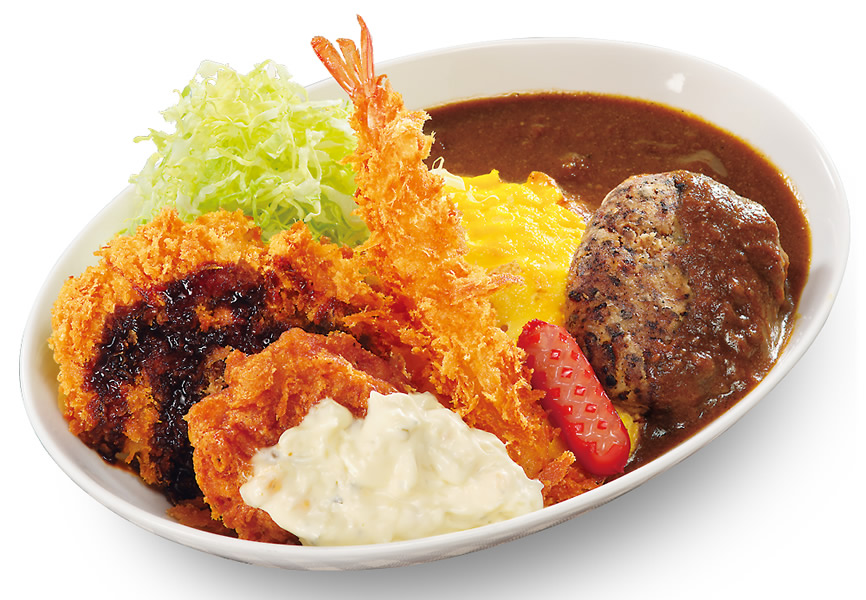 かつや「揚げオムカレー」