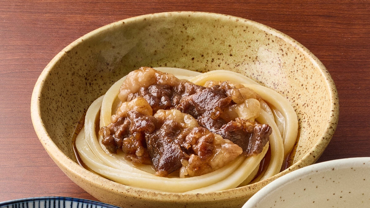オリーブ牛 ぶっかけうどん