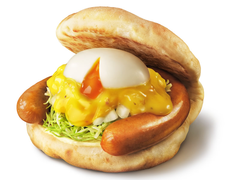 モスバーガー「月見フォカッチャ ～黄金チーズソース～」